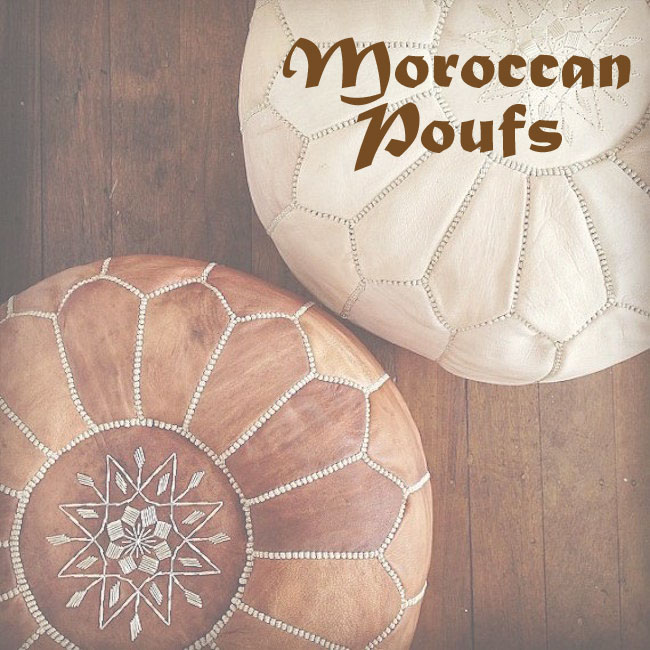 Moroccan-Poufs